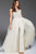 56008 Embellished Jumpsuit with Ballgown Overskirt