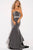 56056 Strapless Glitter Jersey Mermaid Gown