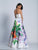 Dave & Johnny - A5606 Strapless Fitted Floral Gown in Print