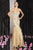 Alyce Paris  - 5611 Strapless Glitzy Embroidered Evening Gown in Neutral