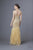 Alyce Paris  - 5611 Strapless Glitzy Embroidered Evening Gown in Neutral
