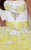 Tiffany Homecoming - 56226 Strapless Floral Appliqued Ballgown In Yellow and White