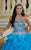 Tiffany Homecoming - 56246 Strapless Bejeweled Corset Ballgown In Blue