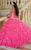 Tiffany Homecoming - 56247 Strapless Jewel Crusted Ballgown In Pink