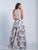 Dave & Johnny - A5634 Floral Two Piece Halter Dress in Print