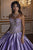 Fiesta Gowns - 56376 Pleated Skirt Quinceanera Dress In Purple