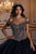 Fiesta Gowns - 56377 Cold Shoulder Quinceanera Dress in Blue