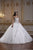 Fiesta Gowns - 56381 Beaded Overskirt Quinceanera Gown In White