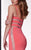 Panoply - 14683 Beaded Sheer Cutout Evening Gown In Pink