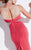 Studio 17 - 12513 Sleeveless Ruched Beaded Evening Gown In Pink