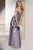 Alyce Paris - 5665 Strapless Beaded Lace Sweetheart Sheath Dress In Blue and Neutral