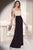 Alyce Paris - Beaded Bataeu Neck Long Sheath Dress 5685 in Black/Champagne