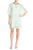 Adrianna Papell - Chiffon Overlay Tent Dress 12261960 in Green