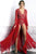 Baccio Couture - Leila Mesh Skirt Red