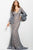 57048 Lace Plunging V-neck Sheath Dress