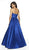 Blush by Alexia Designs - 5705 Strapless Sweetheart Ballgown In Blue