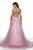 Blush by Alexia Designs - 5708 Beaded Halter Tulle Ballgown In Pink