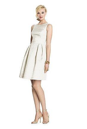 5712 Dress in Ivory Gold