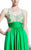 Johnathan Kayne - 500 Embellished Cummerbund Waist Gown in Green