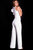 Jovani - 57239 Ruffled Cap Sleeve Scuba Jumpsuit
