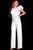Jovani - 57239 Ruffled Cap Sleeve Scuba Jumpsuit