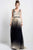 57241 Plunging V-Neck Ombre Evening Gown