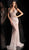 Jovani - 57300 Gradient Rhinestone Embellished Illusion Gown In Pink