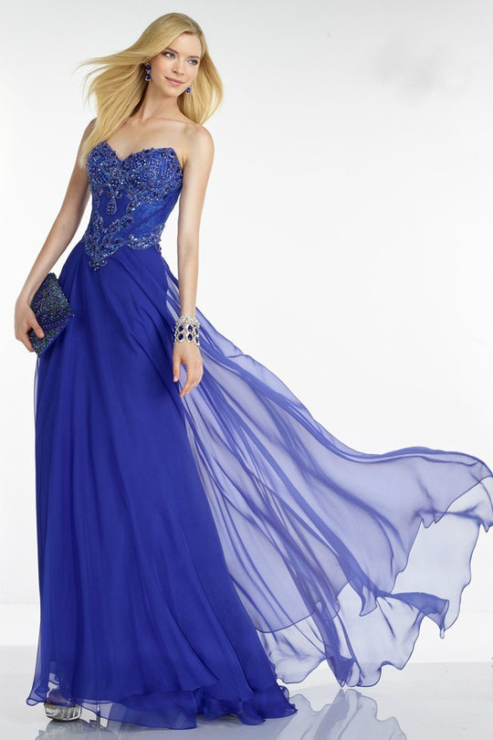 Alyce Paris Black Label - 5731 Dress in Sapphire