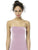 TW-BAND Wrap Dress In Suede Rose