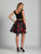 Dave & Johnny - A5733 Beaded Two Piece Cocktail Dress in Print