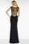 Alyce Paris Black Label - 5737 Dress In Black Gold