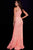 57400 High Halter Jeweled Lace Gown