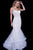 57428 Strapless Beaded Lace Sweetheart Mermaid Dress