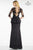 Alyce Paris Black Label -  Long Peplum Prom dress with Lace Bodice 5753