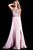57653 Embellished Halter A-line Dress