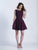 Dave & Johnny - A5767 Beaded Jewel Cocktail Dress in Red