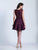Dave & Johnny - A5767 Beaded Jewel Cocktail Dress in Red