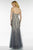 Alyce Paris Black Label - 5773 Dress in Graphite Almond Pearl