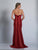 Dave & Johnny - A5778 Sassy Strapless Sheer Lined Evening Gown