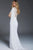57796 High Neck Lace Long Sleeves Evening Dress