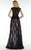 Alyce Paris - 5787 Lace Embroidered Cap Sleeves Evening Dress In Black and Pink