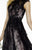 Alyce Paris - 5787 Lace Embroidered Cap Sleeves Evening Dress In Black and Pink