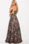 57973 Multicolor Floral Embroidered Sweetheart Prom Gown