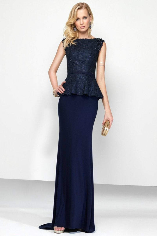 Alyce Paris Black Label - 5798 Long Dress In Navy