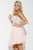 Sequins and Lace Embellishments Semi-Sweetheart Tulle A-Line Dress JVN37882