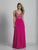 Dave & Johnny - A5801W Sleeveless Embellished Evening Gown in Pink