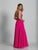 Dave & Johnny - A5801W Sleeveless Embellished Evening Gown in Pink