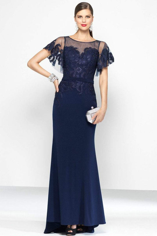 Alyce Paris Black Label - 5802 Long Dress In Navy