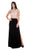 Cachet - Two Piece Long Dress 58031 in Black and Neutral