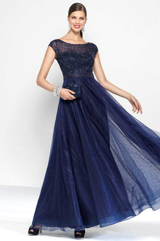 Alyce Paris Black Label - 5804 Long Dress In Midnight